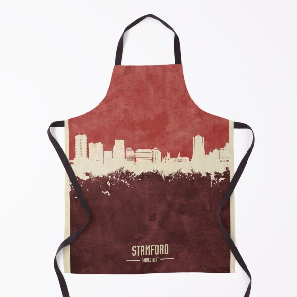 Item preview, Stamford Connecticut Skyline designed and sold by ArtPrints.