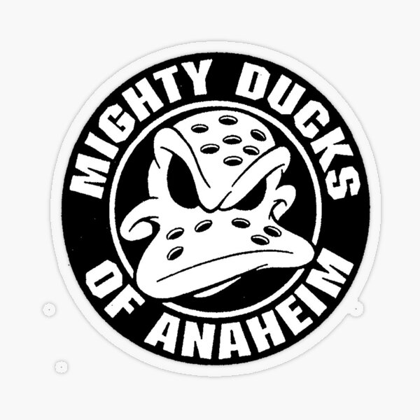 the mighty ducks logo Sticker for Sale by aldenbishop