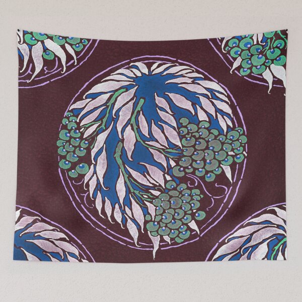 Item preview, Elegant Art Nouveau stencil print Flower Pattern by E.A. Seguy 29 designed and sold by fivo.