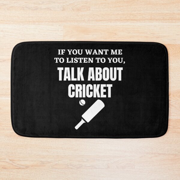 Item preview, Dhoni Talk About Cricket Quote Sticker designed and sold by janlzmaude.