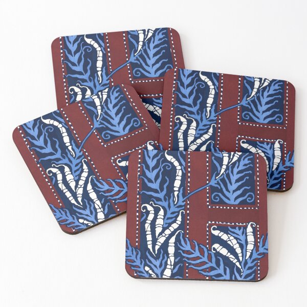 Item preview, Elegant Art Nouveau stencil print Flower Pattern by E.A. Seguy 30 designed and sold by The Happy Plot.