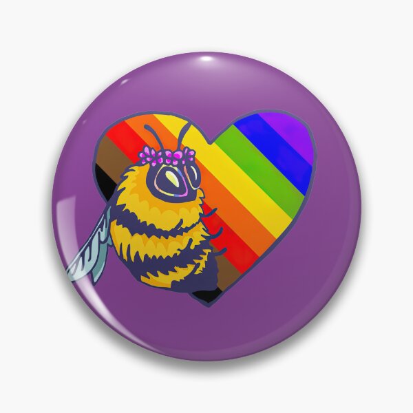 Artikelvorschau, Biene stolzer Gay Pride und Verbündeter Aufkleber entworfen und verkauft von Miciareter.