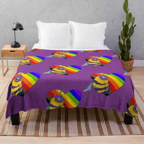 Item preview, Abeja orgullosa orgullo gay y aliado Pegatina designed and sold by Miciareter.