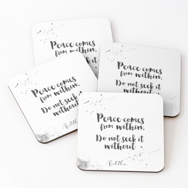 Item preview, Peace Comes From Within - Do Not Seek It Without - Quotes From Buddha About Peace designed and sold by Buddhaport.