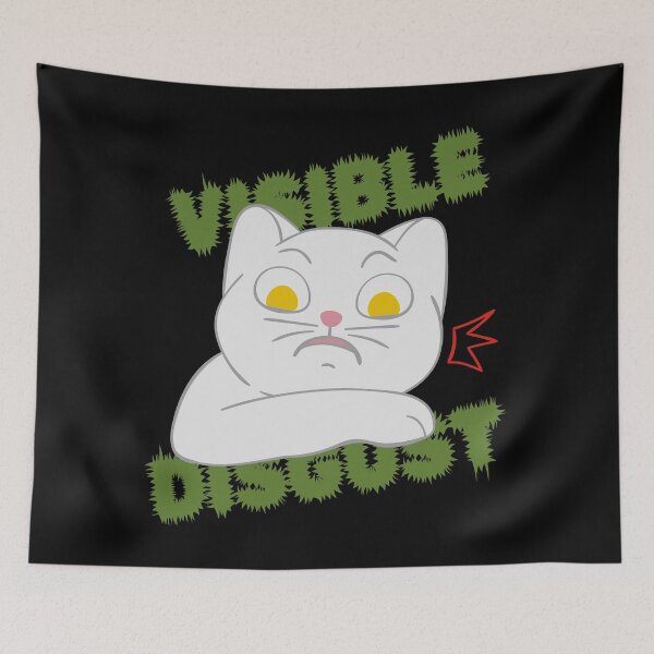 Item preview, Visible Disgust Cat White designed and sold by ChiweenieHobbit.