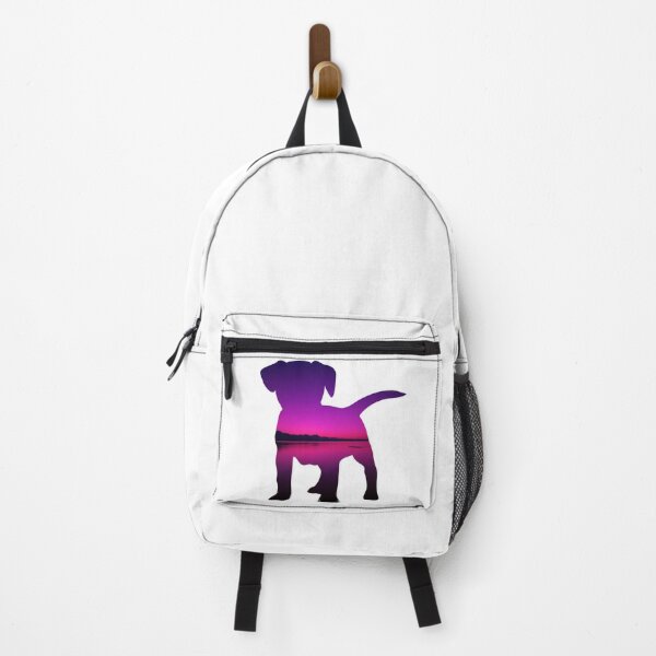 Item preview, Colorful Sea Mountain Sky Sunset Dog | Cute Puppy designed and sold by BopleDesigns.