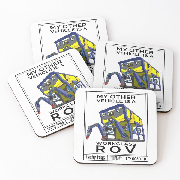 Item preview, My Other Vehicle is a Workclass ROV (TT-0030-B Black on White) designed and sold by techy-togs.