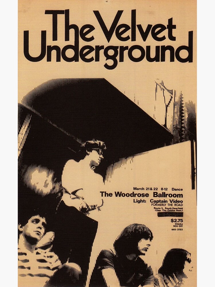 Vintage Velvet Underground Poster