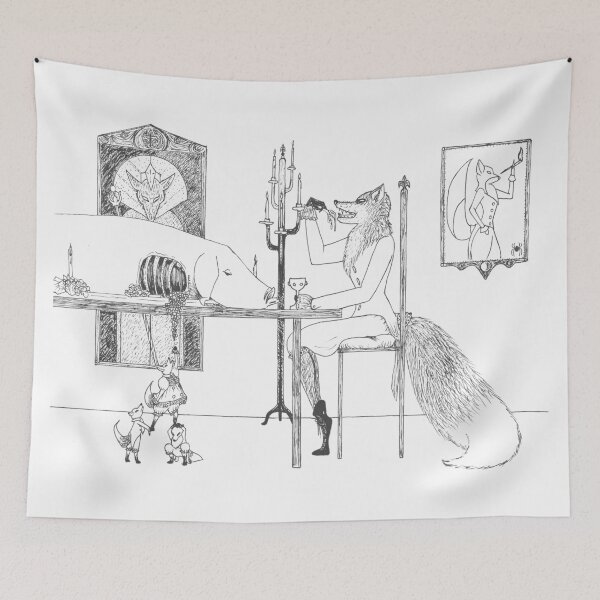 Item preview, Dinner for Fox designed and sold by d-zeugderspinne.