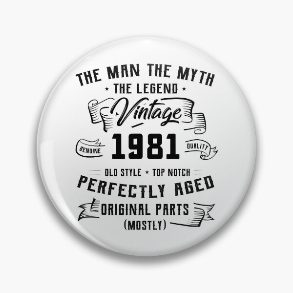 Item preview, The Man The Myth The Legend 1981 Birthday designed and sold by ujgbnx.