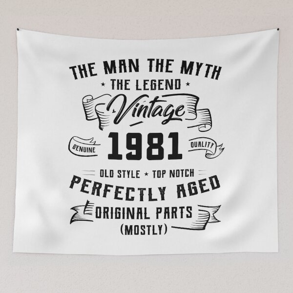 Item preview, The Man The Myth The Legend 1981 Birthday designed and sold by ujgbnx.
