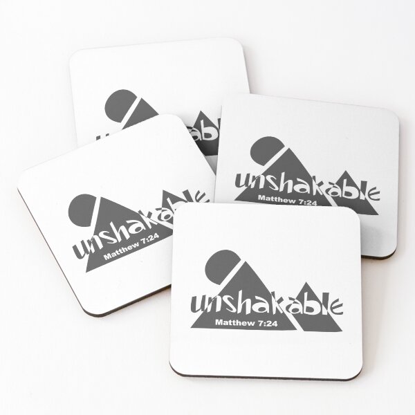 Item preview, Christian Design - Unshakable - Matthew 7 verse 24 designed and sold by simplydesignart.
