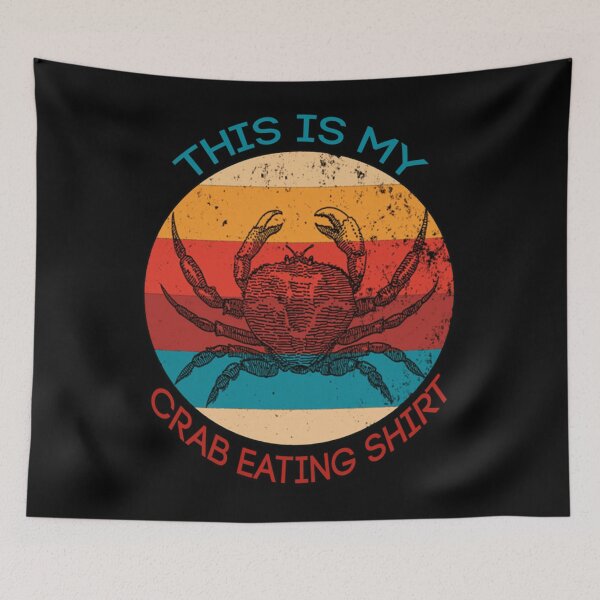 Item preview, This Is My Crab Eating Vintage Crab On Circle Essential  designed and sold by heupelipocko.