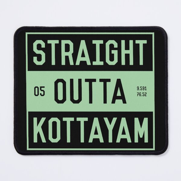 Item preview, Straight Outta Kottayam | Funny Malayalam Phrases designed and sold by DrawingBoard.