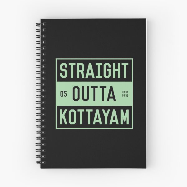 Item preview, Straight Outta Kottayam | Funny Malayalam Phrases designed and sold by DrawingBoard.
