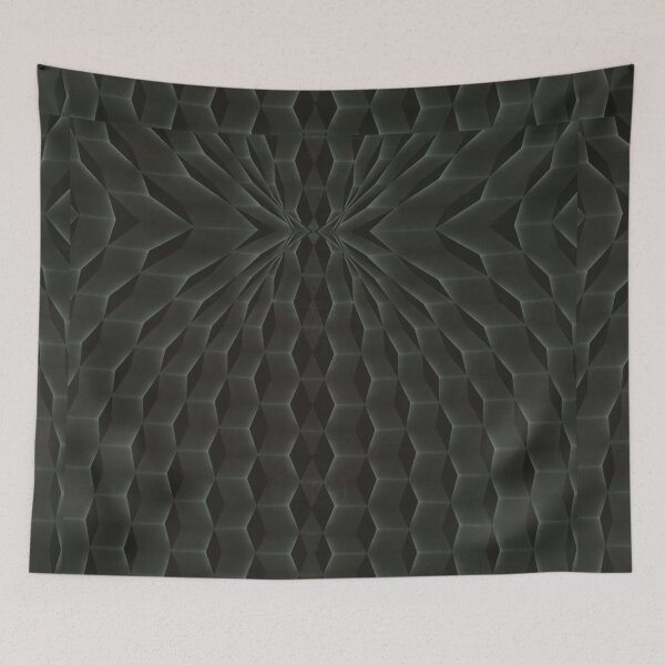Item preview, Back to Black and 3D tiled cubic design  designed and sold by SpArtk.