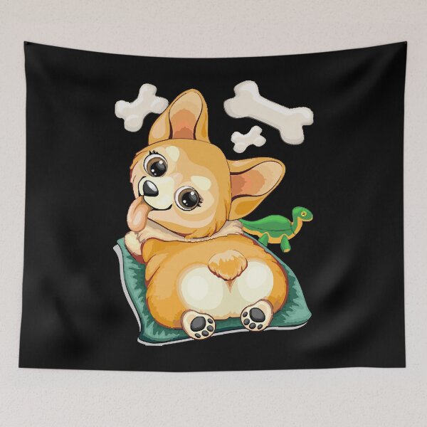Item preview, Korgi Pet Dog Playful Cartoon Character  designed and sold by DellaPleas1.