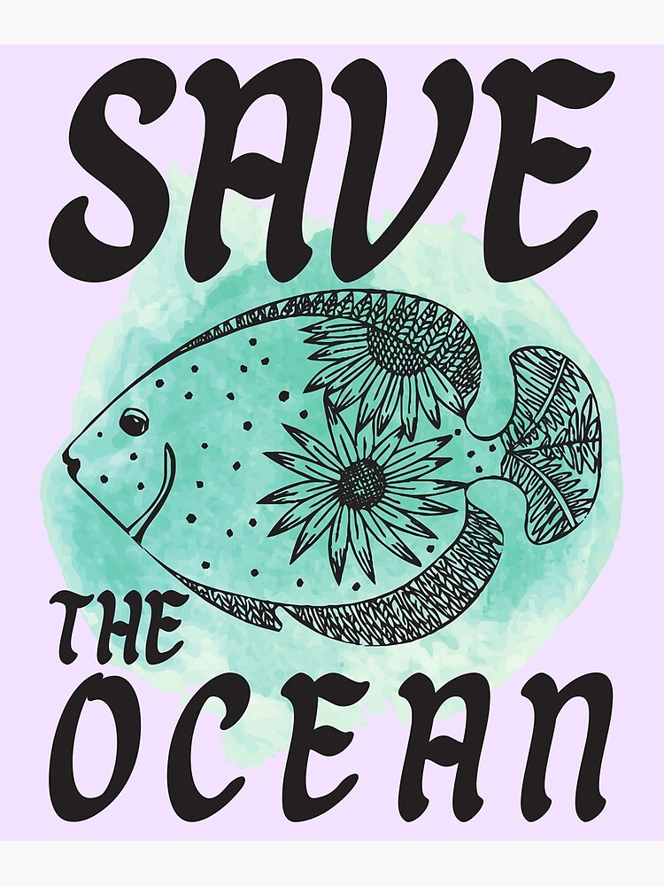 save-the-ocean-say-no-to-plastic-sticker-for-sale-by-jrode-redbubble