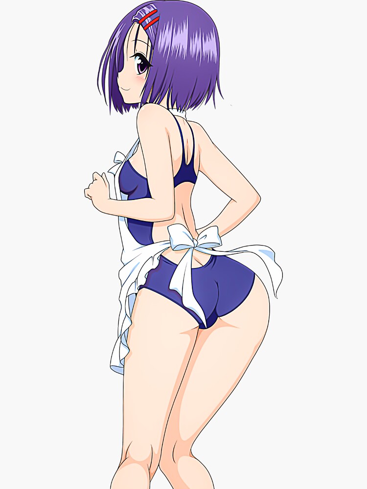 To Love Ru Hot Sairenji Haruna Sexy Ass Thighs To Love Ru Lewd Swimsuit Ecchi Hentai Sticker