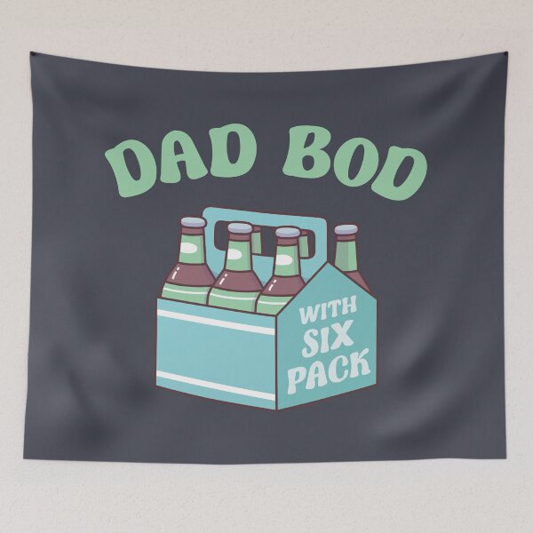 Item preview, Funny Dad Bod With Six Pack Beer designed and sold by rustydoodle.