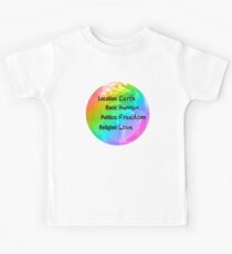 Earth Human Freedom Love Kids Tee