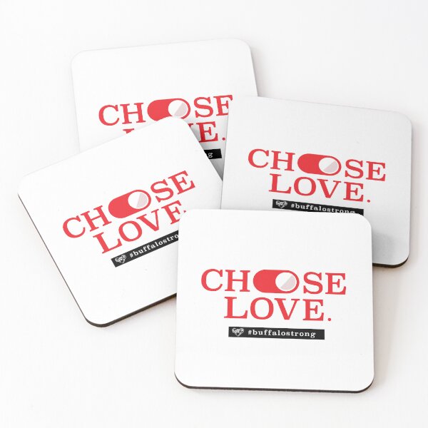 Item preview, Choose Love Buffalo Strong ( Stop Hate End Racism ) designed and sold by WULFLAND ARTS.