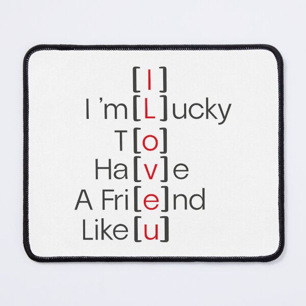 Item preview, i love you lucky friend funny tee designed and sold by quickkaart.