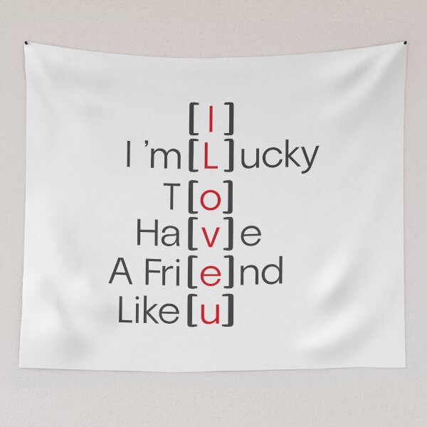 Item preview, i love you lucky friend funny tee designed and sold by quickkaart.