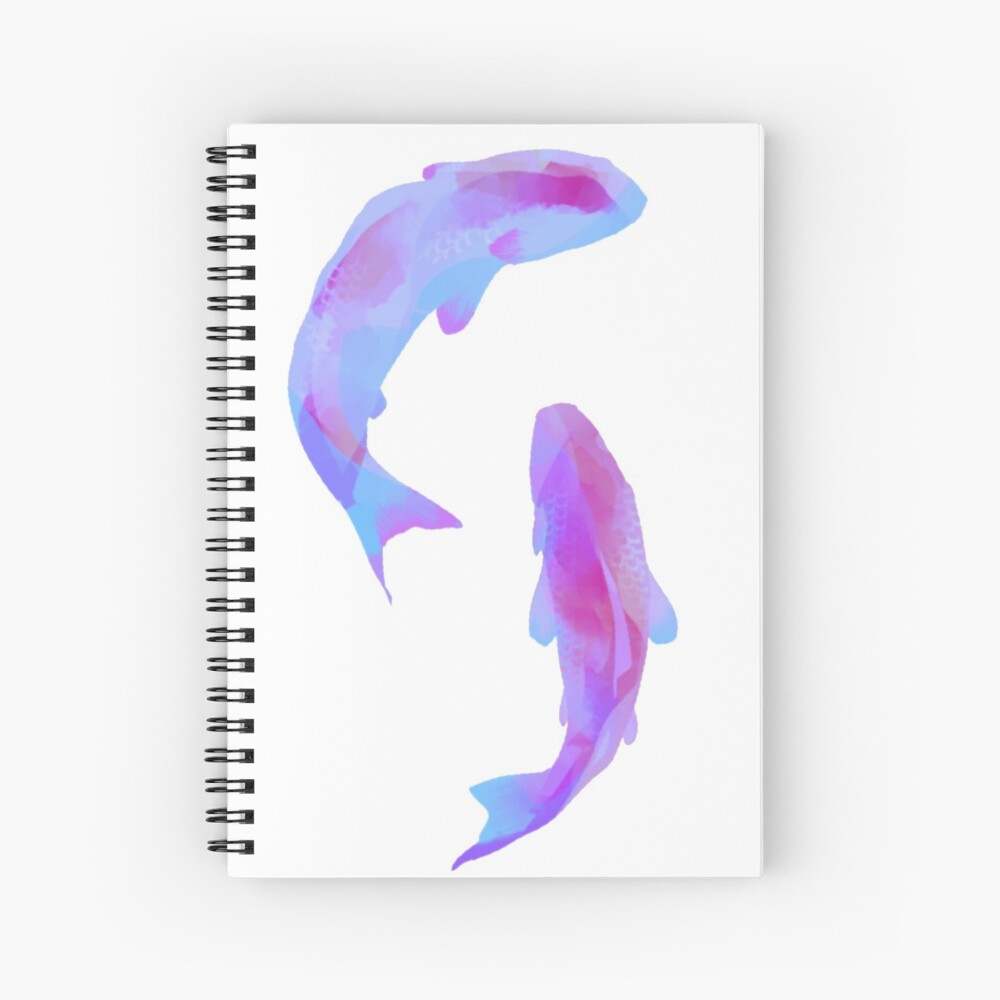 Koi Fish Aesthetic Spiral Notebook For Sale By Tumblrbitch Redbubble