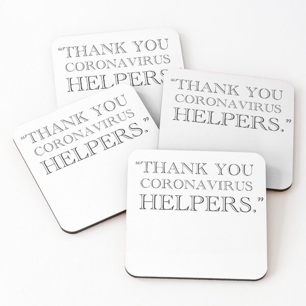 Item preview, Thank you Coronavirus Helpers designed and sold by Englishmistress.