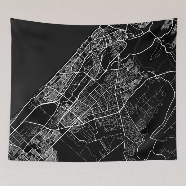 Item preview, Rabat City Map Morocco - Full Moon designed and sold by deMAP.