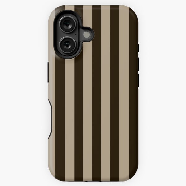 Vista previa del artículo con la obra «Patrón de rayas verticales marrones y beige», diseñado y vendido por cutecrazytshirt.