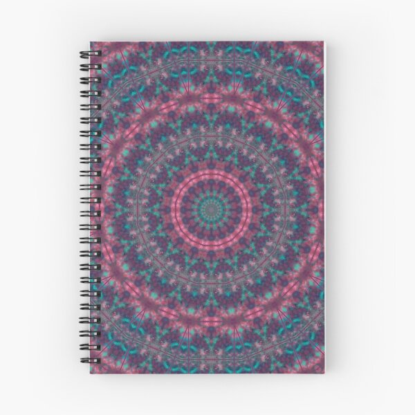 Item preview, Mandala . Kaleidoscope . Pink blue . designed and sold by fuzzyfox.