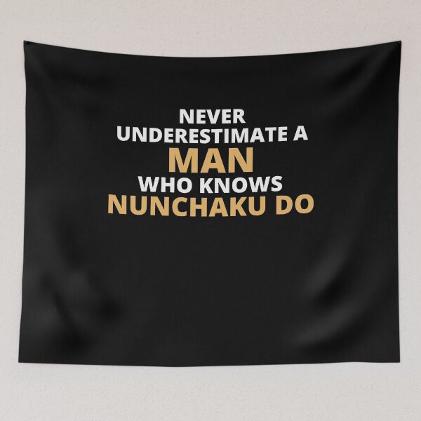 Item preview, Never Underestimate A Woman Who Knows Nunchaku Do designed and sold by clickmostro.