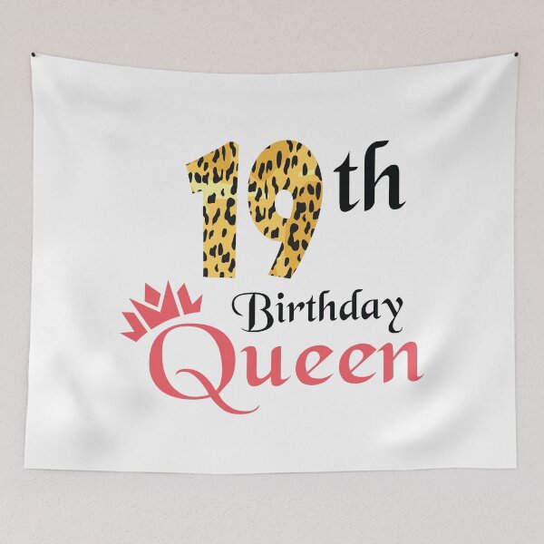 Item preview, 19th Birthday Queen - 19th Birthday Girl Party Outfit designed and sold by jain-ravi002.