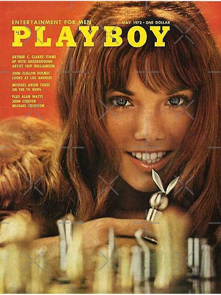 "70s may playboy cover" Poster for Sale by beverlymessin Redbubble