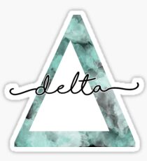 marble watercolor - delta Sticker