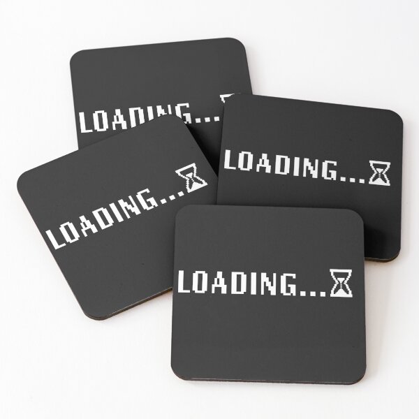 Item preview, Loading pixelated text with hourglass designed and sold by Code  Monkeys.