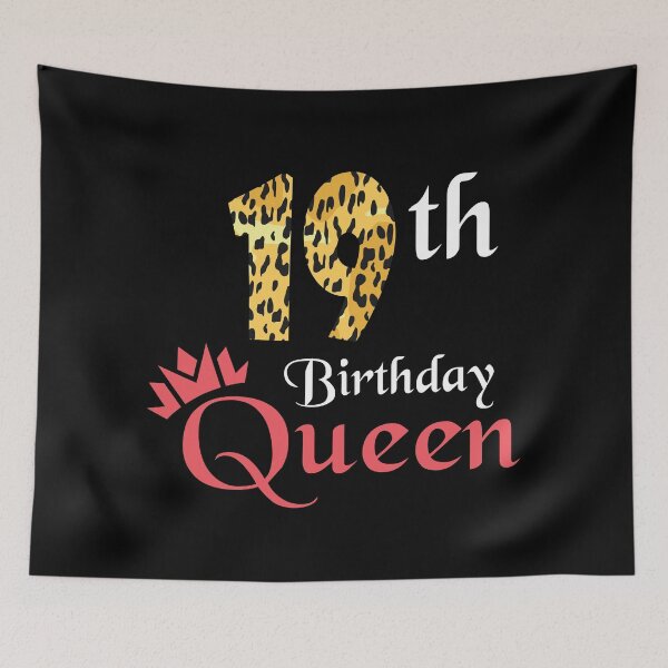 Item preview, 19th Birthday Queen - 19th Birthday Girl Party Outfit designed and sold by jain-ravi002.