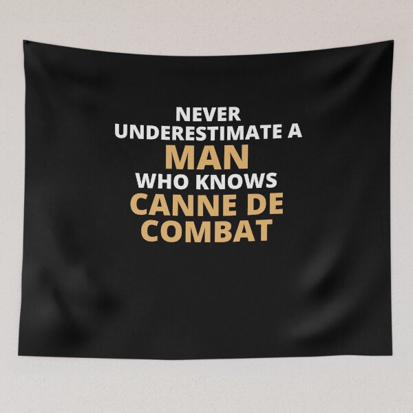 Item preview, Never Underestimate A Woman Who Knows Canne de Combat designed and sold by clickmostro.