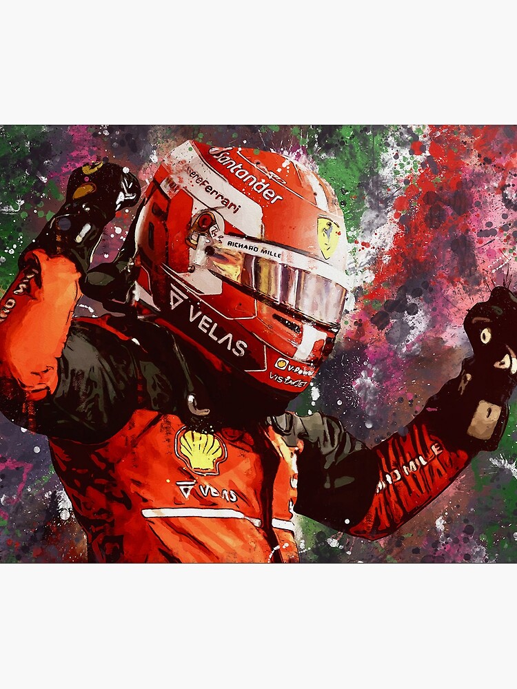 GNKIO F1 Racing Driver Charles Leclerc (2) Poster d'art sur toile