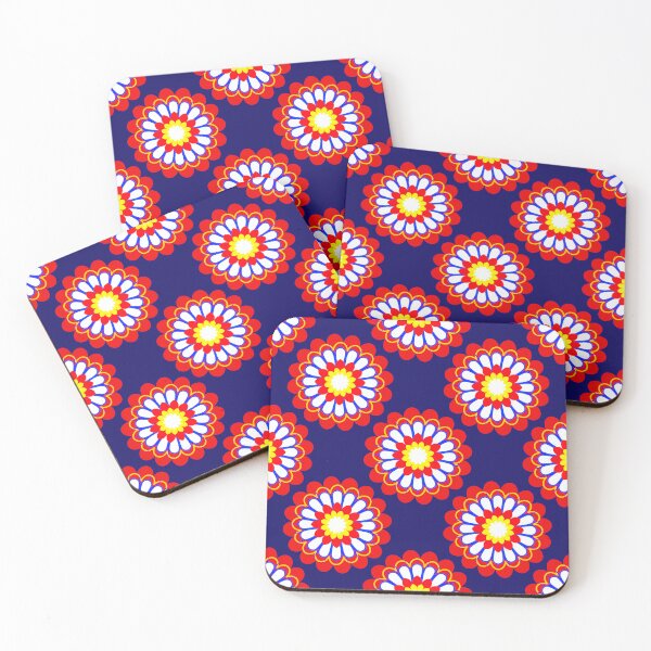Item preview, Flower, multicolored flowers on a dark background designed and sold by Chamaiporn Pangtorn.