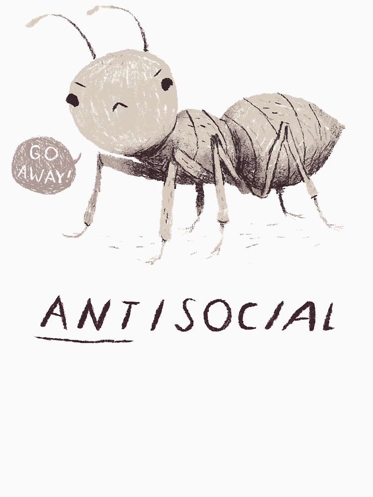 Thumbnail 3 of 3, Baseball ¾ Sleeve T-Shirt, ant-isocial designed and sold by louros.