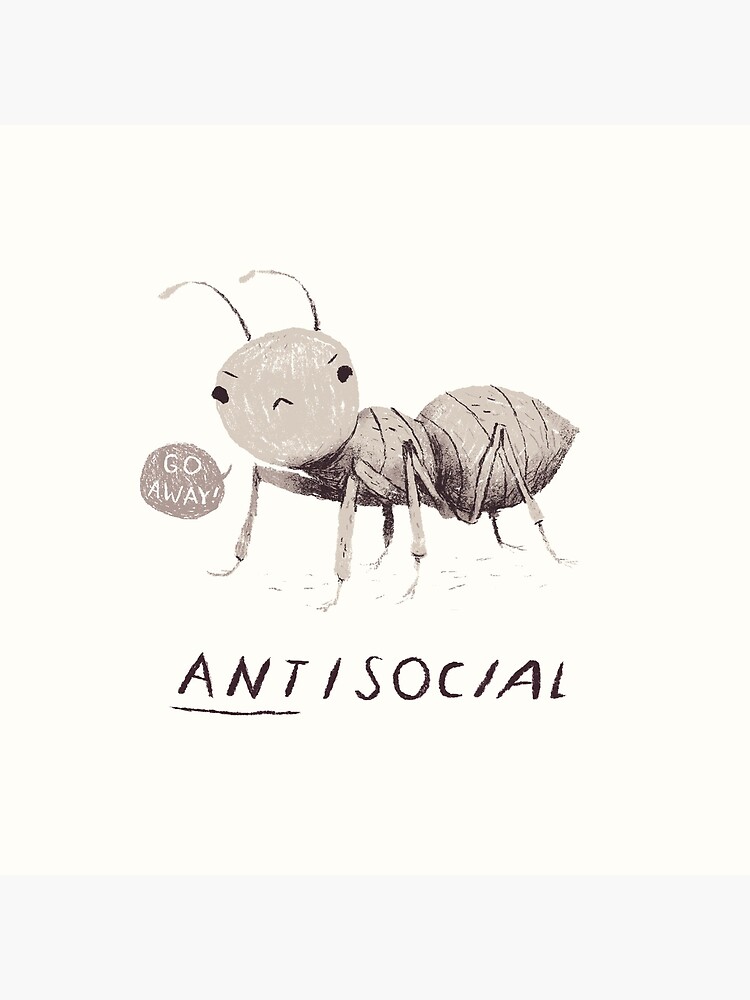 Thumbnail 2 of 2, Tote Bag, ant-isocial designed and sold by louros.