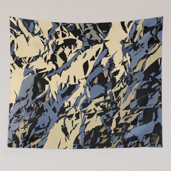 Item preview, Digital Organic Abstract Camouflage Pattern in Beige designed and sold by ShopieHome.