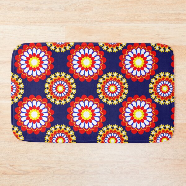 Item preview, Flower, multicolored flowers on a dark background designed and sold by Chamaiporn Pangtorn.