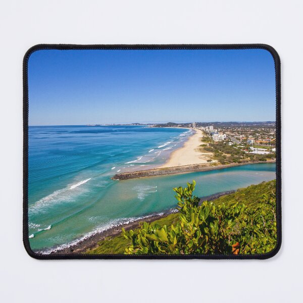Item preview, View from Burleigh Heads National Park on a sunny summer's day designed and sold by Kevin Hellon.