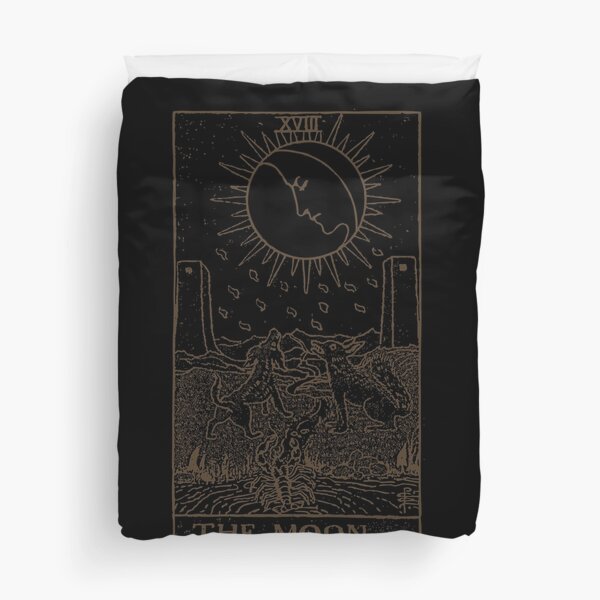 The Moon Tarot Duvet Cover