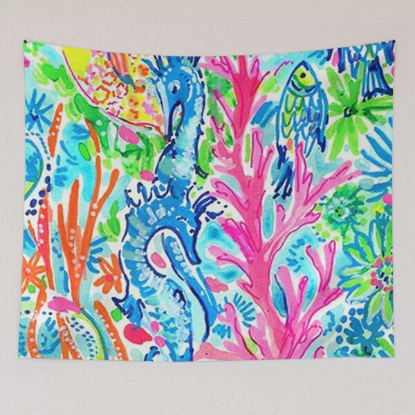 Item preview, fish patern colour designed and sold by JulieCortezy.