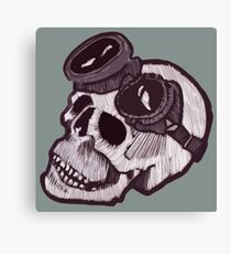 SKULL GOGGLES Canvas Print